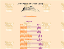 Tablet Screenshot of akropoliscoins.com